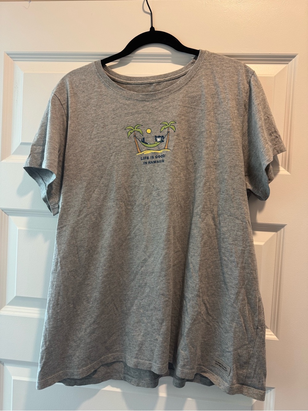 “Life Is Good in Hawaii” Short-Sleeve Top
